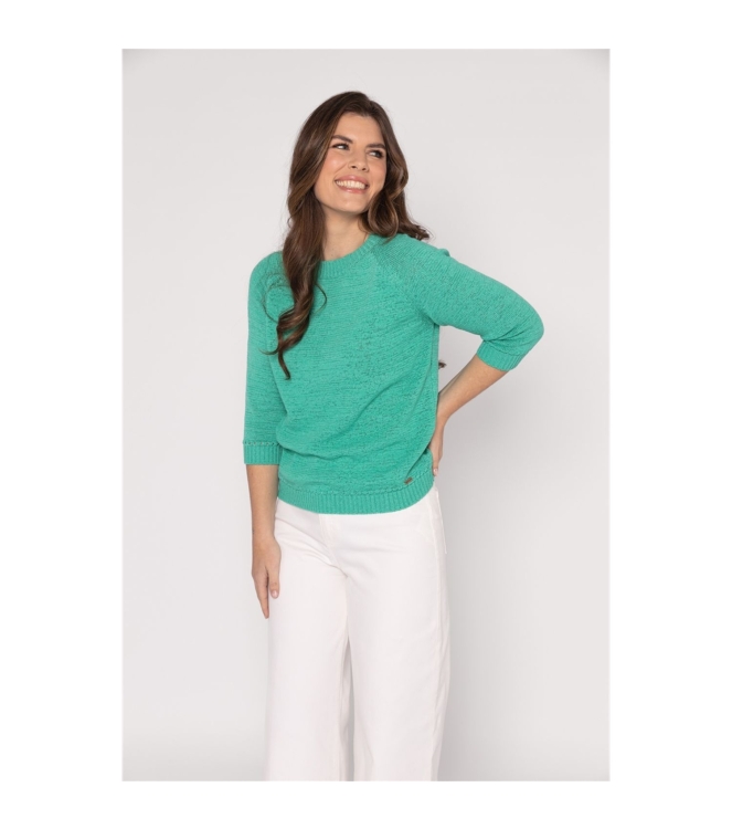 Sarto Fashion Pullover o-neck r683 aqua green