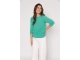 Sarto Fashion Pullover o-neck r683 aqua green