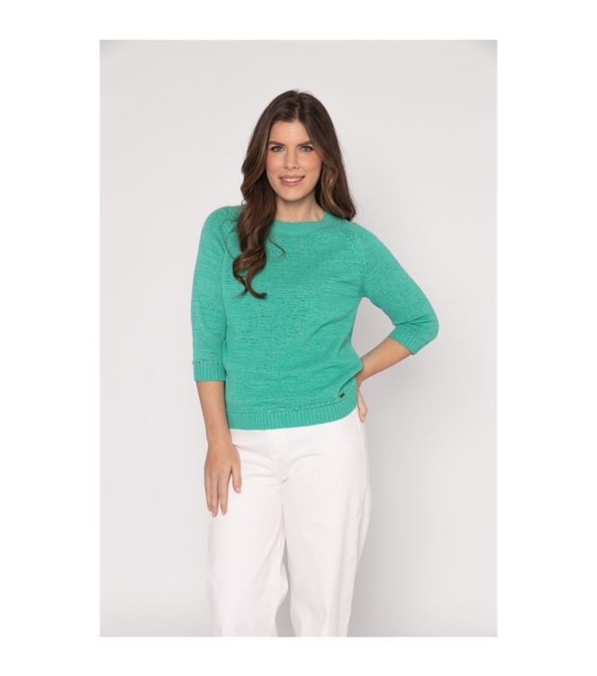 Sarto Fashion Pullover o-neck r683 aqua green