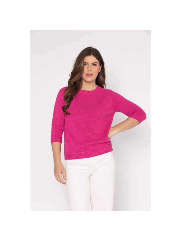 Sarto Fashion Pullover o-neck r935 hot pink