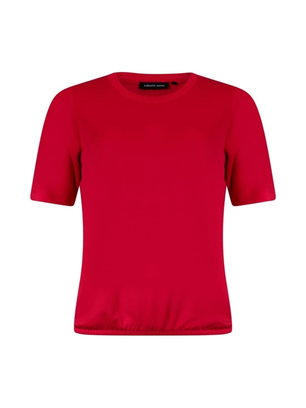 Sarto Fashion Blouson O-neck r255 deep red