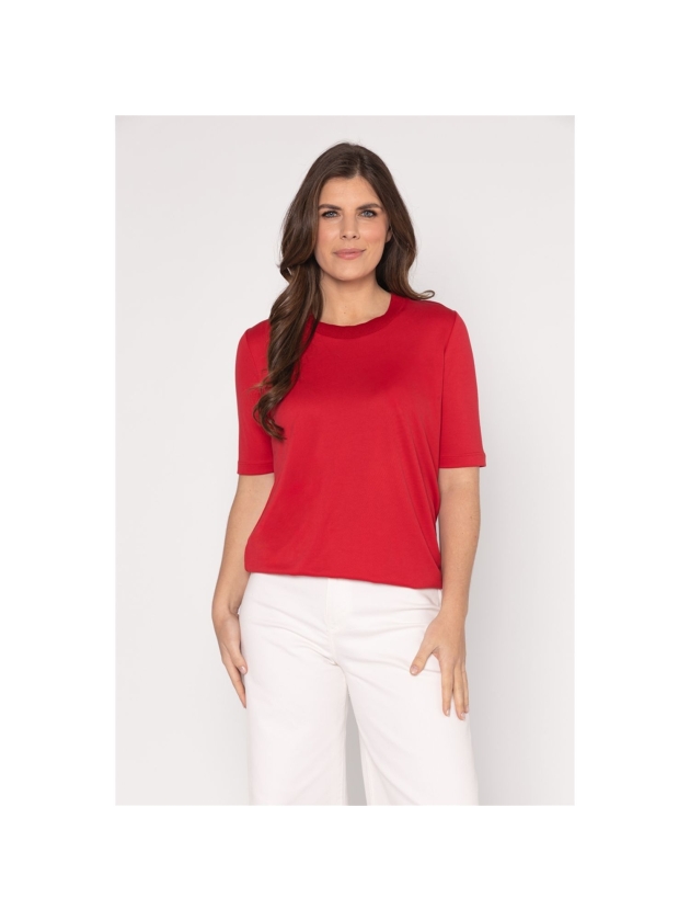 Sarto Fashion Blouson O-neck r255 deep red