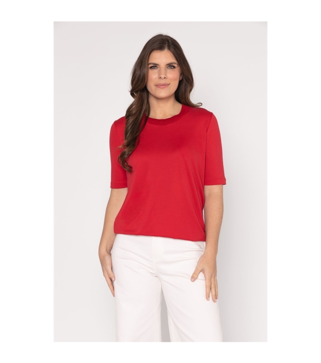 Sarto Fashion Blouson O-neck r255 deep red