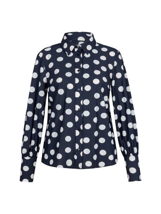 Studio Anneloes Rensje polkadot blouse 6914 darkblue/kit