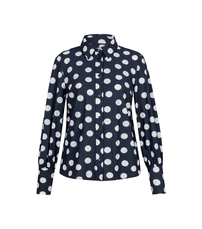 Studio Anneloes Rensje polkadot blouse 6914 darkblue/kit