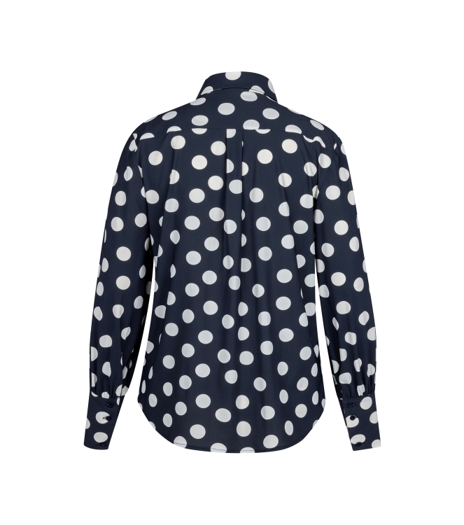 Studio Anneloes Rensje polkadot blouse 6914 darkblue/kit
