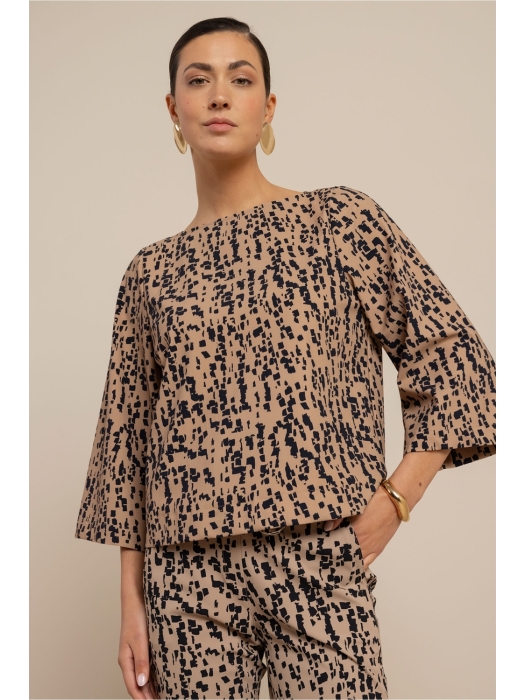 Studio Anneloes Ilja block top 2269 latte/dark blue