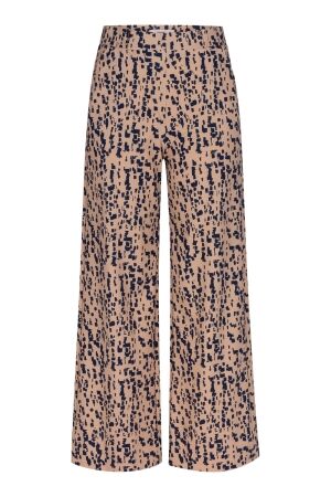Studio Anneloes Lexie block trousers 2269 latte/dark blue