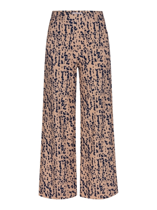 Studio Anneloes Lexie block trousers 2269 latte/dark blue