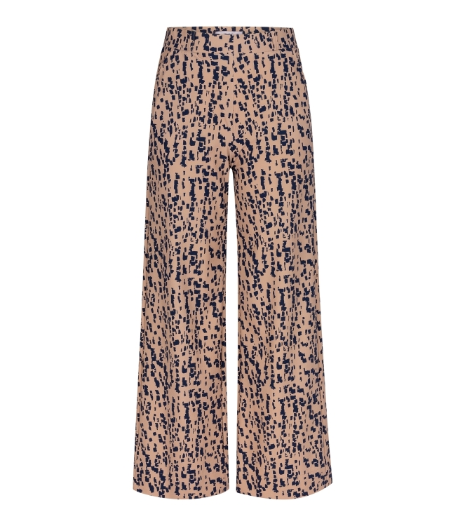 Studio Anneloes Lexie block trousers 2269 latte/dark blue