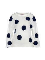 Studio Anneloes Eliza dot pullover 1469 kit/dark blue