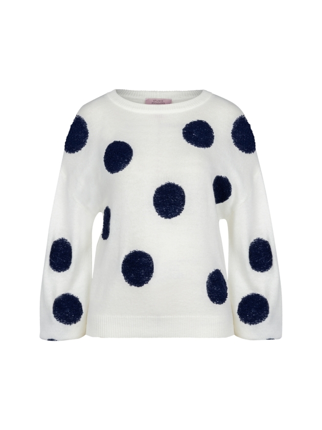 Studio Anneloes Eliza dot pullover 1469 kit/dark blue