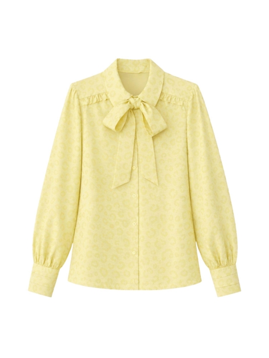 Nikkie Pragues Leopard Blouse 3996 Lemonade