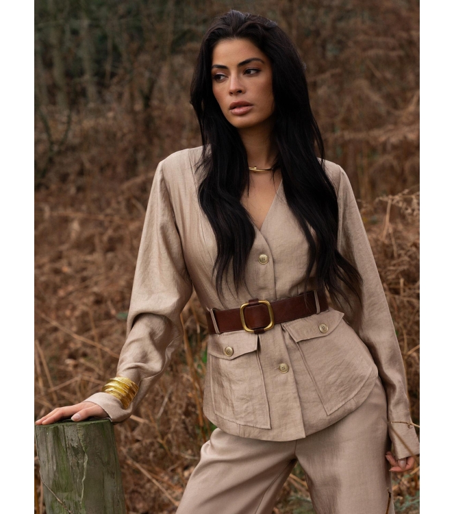 Nikkie Porlamar Pants 2593 Travertine