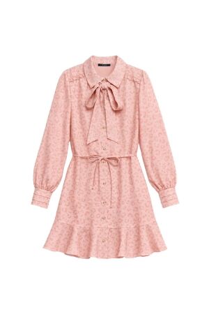 Nikkie Pragues Leopard Dress 4023 Blush