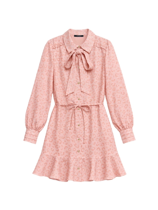 Nikkie Pragues Leopard Dress 4023 Blush
