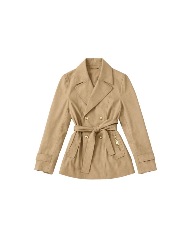 Nikkie Pampanga Coat 2593 Travertine