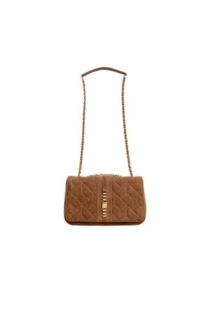 Nikkie Ann Suede Bag 5506 Walnut