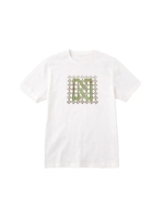 Nikkie N Chain T-Shirt 1109 Star White/Aloe Vera