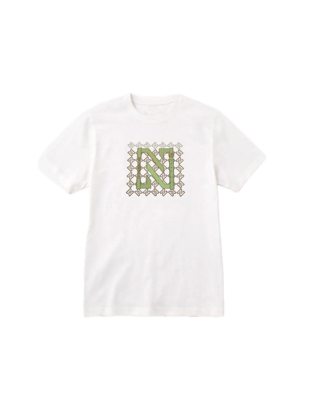 Nikkie N Chain T-Shirt 1109 Star White/Aloe Vera