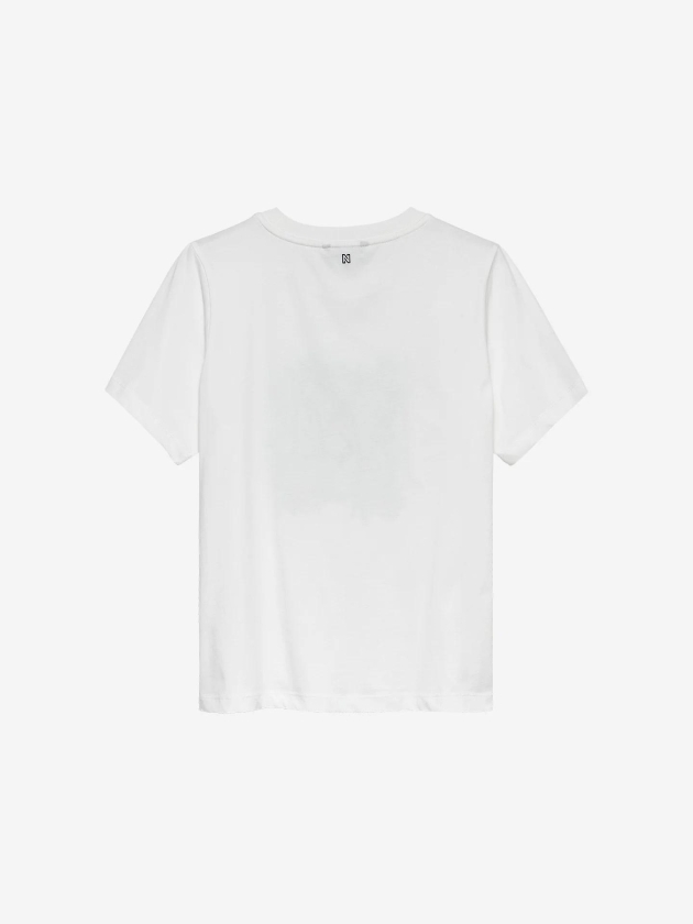 Nikkie N Chain T-Shirt 1109 Star White/Aloe Vera