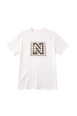 Nikkie N Chain T-Shirt 1105 Star White/Travertine