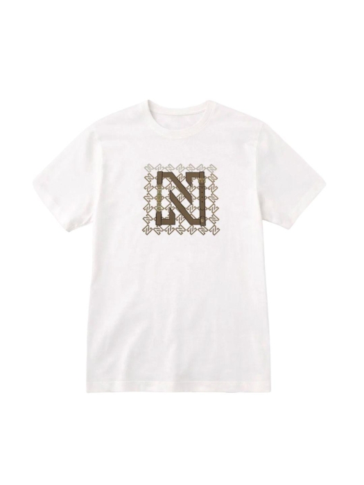 Nikkie N Chain T-Shirt 1105 Star White/Travertine