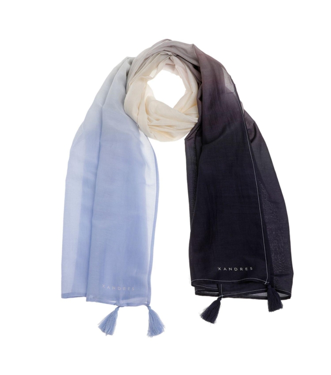 Xandres SCARF_GRADIENT_PRI 8800 navy