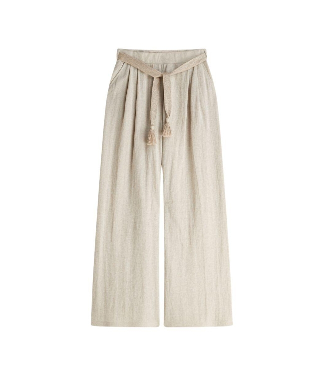 Summum Woman Trouser Linen look 702 Pebble beige