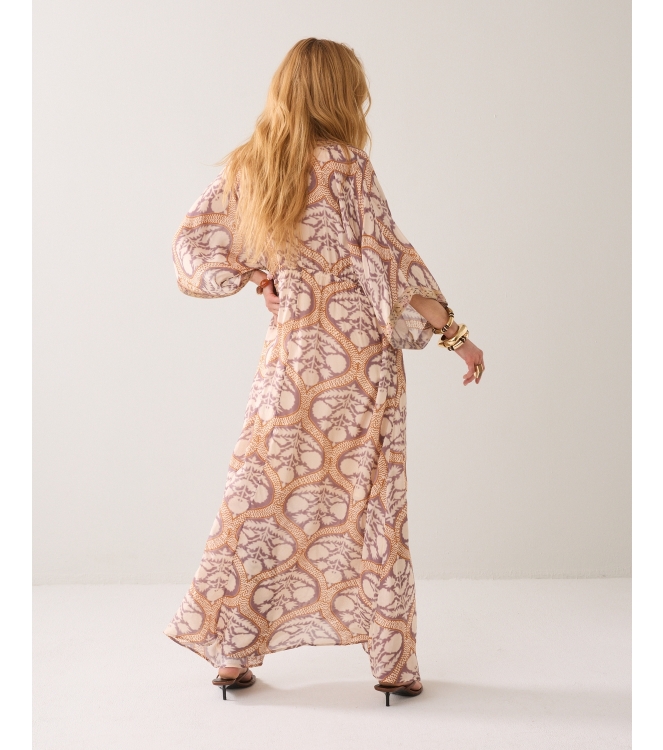 Summum Woman Dress Art deco print 120 Multicolour
