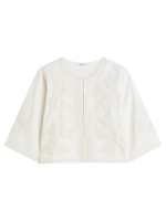 Summum Woman Jacket Embroidery 122 Ivory