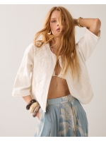 Summum Woman Jacket Embroidery 122 Ivory