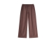 Summum Woman Wideleg pant Light linen lyocell 334 Deep fig