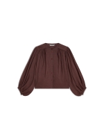 Summum Woman Blouse Ramie 334 Deep fig