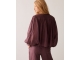 Summum Woman Blouse Ramie 334 Deep fig