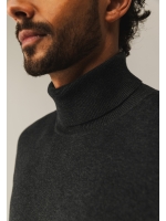 State of Art Pullover Col Plain 9800 Donkerantraciet