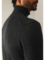 State of Art Pullover Col Plain 9800 Donkerantraciet