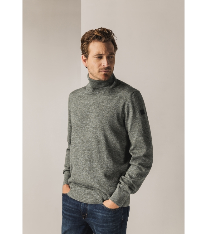 State of Art Pullover Col Plain 5688 Grijsblauw