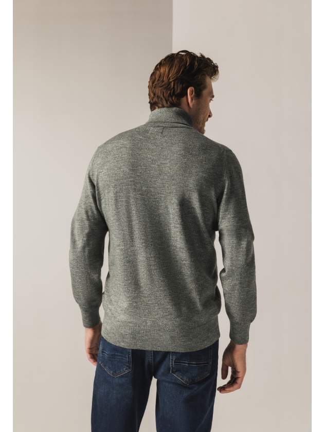 State of Art Pullover Col Plain 5688 Grijsblauw