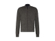 State of Art Cardigan Plain - Zip 9895 Donkerantraciet