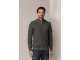 State of Art Cardigan Plain - Zip 9895 Donkerantraciet