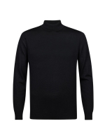 Profuomo PULLOVER MOCK NECK BLACK ABlack