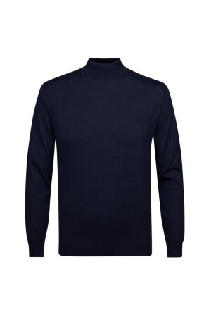 Profuomo PULLOVER MOCK NECK NAVY PNavy