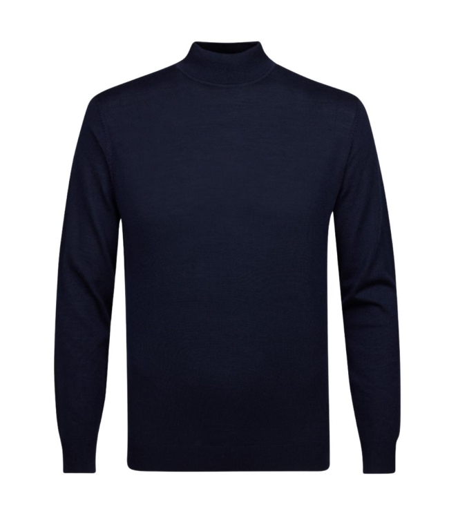 Profuomo PULLOVER MOCK NECK NAVY PNavy
