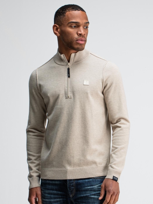 Butcher of Blue Clifden Halfzip 697 lt. sand