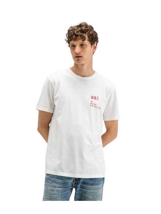 Butcher of Blue Classic BB Hook Tee 112 titan white