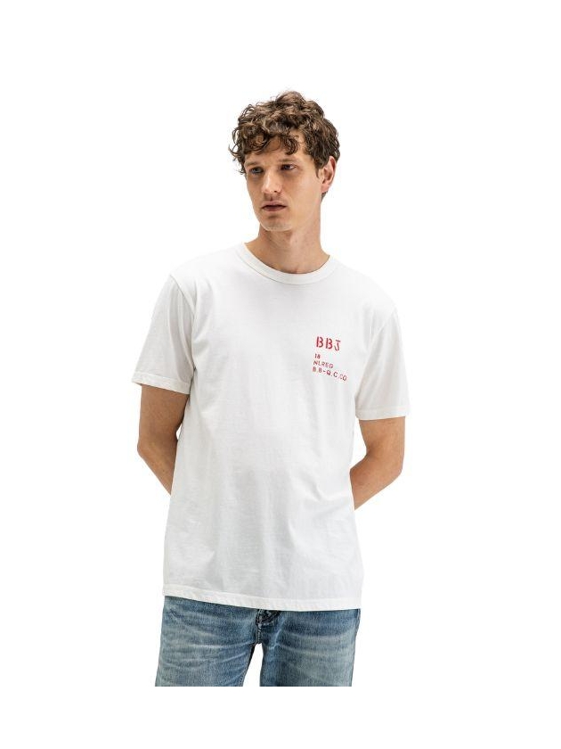 Butcher of Blue Classic BB Hook Tee 112 titan white