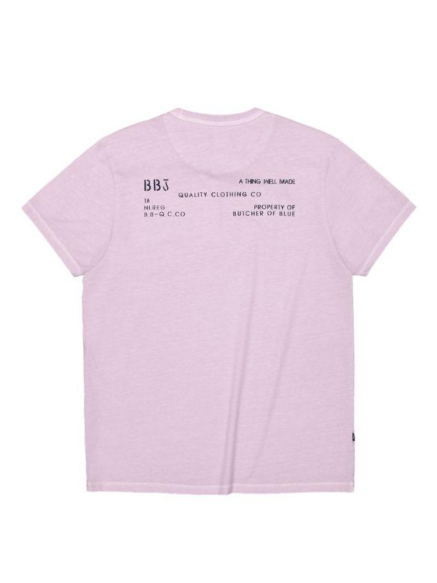 Butcher of Blue Classic BB Hook Tee 848 lt. violet purple