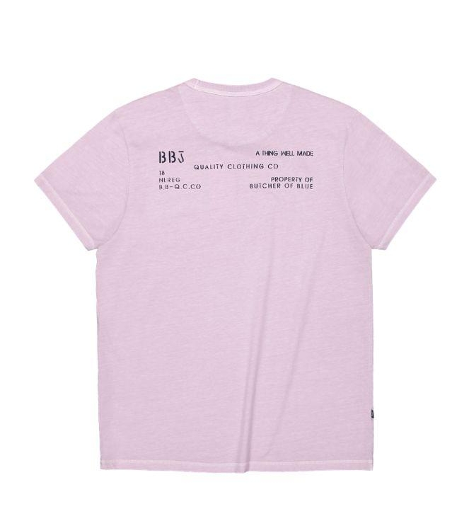 Butcher of Blue Classic BB Hook Tee 848 lt. violet purple