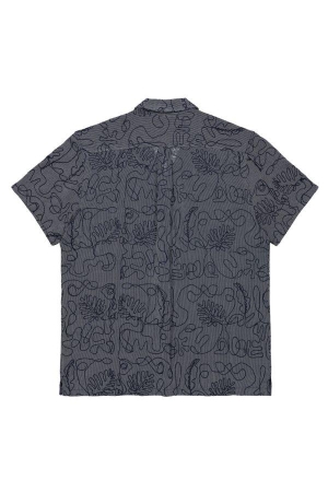 Butcher of Blue Alex Resort Embro Shirt SS 890 alaska blue